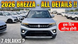 भारतीय बाजार में इस दिन लॉन्च होगी Maruti Brezza 2026, जानें लॉन्च डेट और कीमत